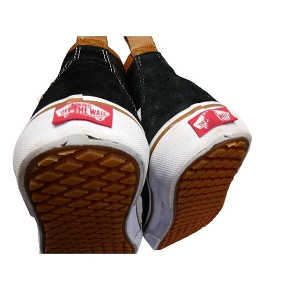 Vans Sk8-Hi Scotchgard 3M Black Leather Sherpa High Top‎ Men Size 8.5 Womens 10 - Picture 6 of 11